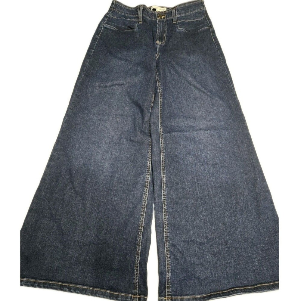 EST. 1946 Denim Jeans High-Rise Wide-Leg Dark Wash Stretch Women’s Size 14
